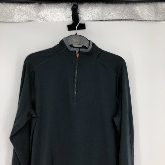 Under Armour black half zip men’s  fitted athletic shirt M - Picture 3 of 16